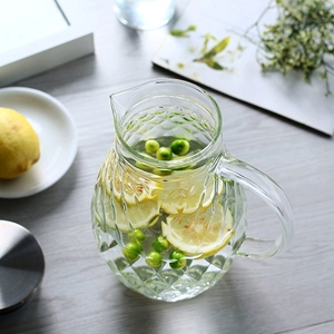 Châu Âu Tiêu Chuẩn Dứa Shape Glass Nước Pitcher Glass Pitcher Với Nắp - Product Image 2
