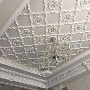 High Quality Interior Villa Low Price New Artistic PU Pop House Ceiling Design Medallion DomeためHall