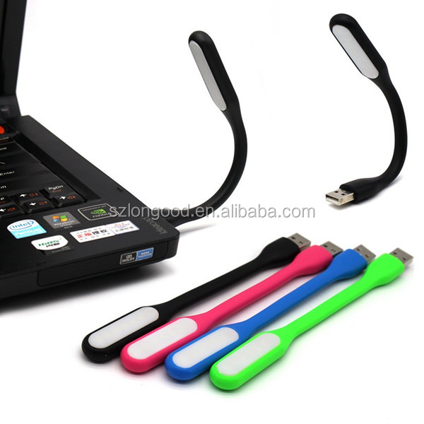 Mini Cute Silicone USB Flexible LED Light Lamp Nightlight for Laptop Notebook PC