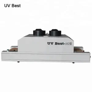 Di fabbrica su misura uv trasportatore macchina di essiccazione 102 UV che cura macchina per il laboratorio