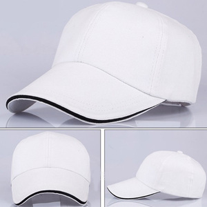 Estilo llano diseño su propia gorra <span class=keywords><strong>de</strong></span> béisbol unisex blanco Sándwich <span class=keywords><strong>De</strong></span> algodón se divierte los sombreros - Product Image 1
