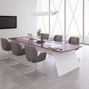 Modern Chairman Furniture MDF Veneer Table Office CEO Desk,  Luxury l Shaped Office Desk Office Furniture