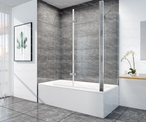 Converse — porte de douche en verre, peignoir moderne repliable, pour <span class=keywords><strong>baignoire</strong></span>, porte de douche, Offre Spéciale - Product Image 3