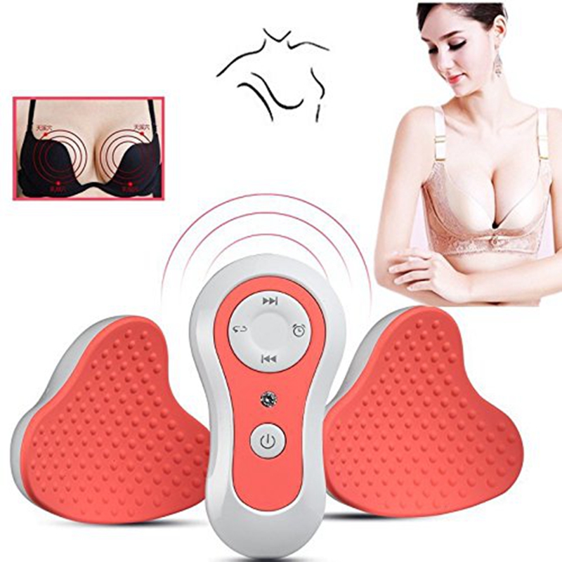 Breast Massager แบบพกพาเครื่องมือไฟฟ้าเต้านมหย่อนคล้อยหน้าอก Enhancer Vibrating น่าสนใจ Breast Curve