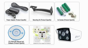 2.0MP 1080 P array bullet <span class=keywords><strong>led</strong></span> lighting low consumption ip webcam <span class=keywords><strong>web</strong></span> cam - Product Image 2