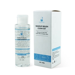 Brosse de maquillage et éponge alimentaire, liquide nettoyant, éponge - Product Image 5