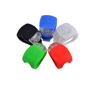 2 led bicicletas luces led de silicona luz bicicleta manillar para la colocación de montaje frontal y posición de la luz - Product Image 5