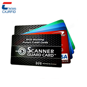 Amazon Venta caliente RFID bloqueo tarjeta RFID exploración bloqueador para el pago seguro - Product Image 1