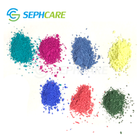 Pigment thermochromique de qualité cosmétique, sensible à la température, changeant de couleur pour les cheveux