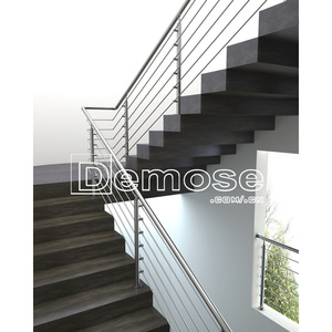 Ss304 ss316 <span class=keywords><strong>ray</strong></span> kullanılan endüstriyel demiryolu sistemi hastane korkuluk fiyat <span class=keywords><strong>tel</strong></span> katı çubuk korkuluk - Product Image 6
