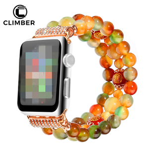Alta calidad reloj correas para iwach con adaptadores, colorido de lujo ágata <span class=keywords><strong>correa</strong></span> para <span class=keywords><strong>correa</strong></span> de reloj de <span class=keywords><strong>Apple</strong></span> - Product Image 1