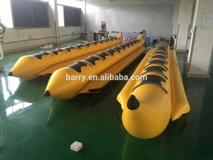 Vente en gros Poisson volant Jeu <span class=keywords><strong>de</strong></span> sport remorquable Bateau banane gonflable Usada pour 10 personnes - Product Image 4