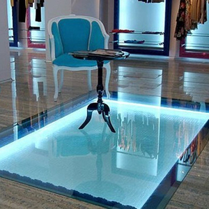 Dekoratif açık sertleştirilmiş lamine cam zemin, fiyat cam zemin - Product Image 2
