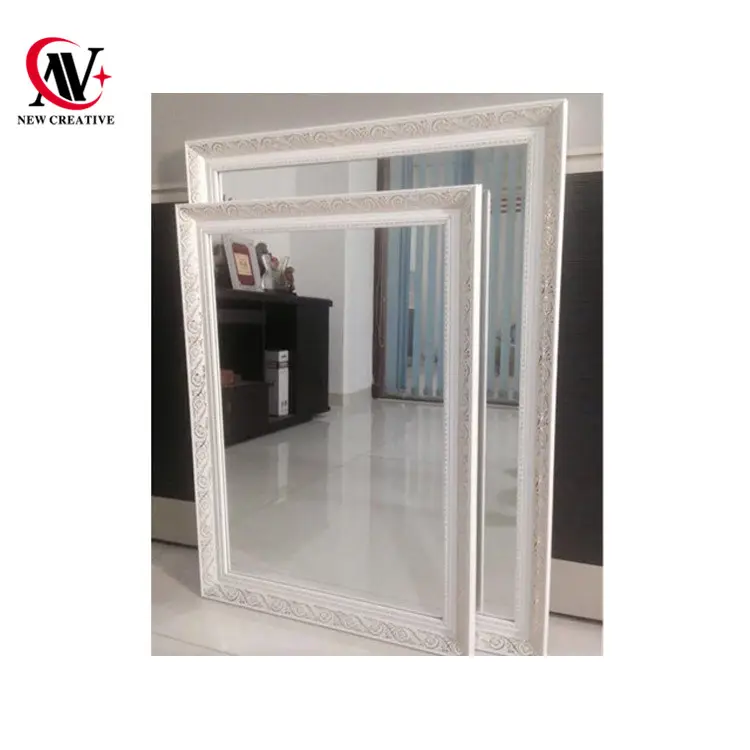 Rechthoekige Witte Koreaanse Badkamer Spiegel Grote Versieren Spiegel