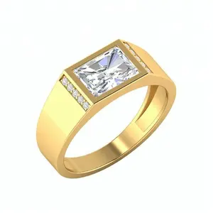 Gents diamond ring design Gold engagement wedding stone ring designs for men