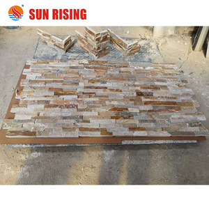 Popolare Giallo di <span class=keywords><strong>Legno</strong></span> Ardesia Cultura Pietra <span class=keywords><strong>Per</strong></span> Il Rivestimento Della Parete Decorazione - Product Image 4