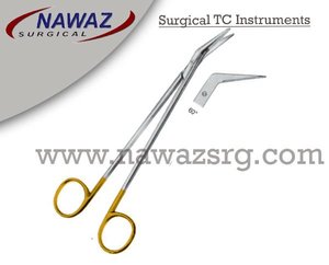 Nuevo diseño 2025 personalizado Debakey Scissor TC curvo 18cm ángulo 60 instrumentos quirúrgicos de acero inoxidable de alta calidad - Product Image 2