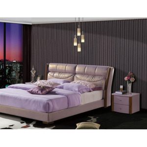 Lit en cuir blanc crème <span class=keywords><strong>de</strong></span> style royal français moderne <span class=keywords><strong>de</strong></span> luxe, taille king et queen, meubles <span class=keywords><strong>de</strong></span> chambre à coucher - Product Image 5