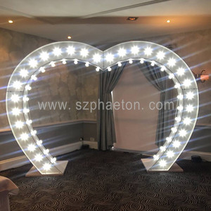 Letrero Decorativo LED Iluminado en Forma de Corazón para Arco de Boda o Fiesta - Product Image 3