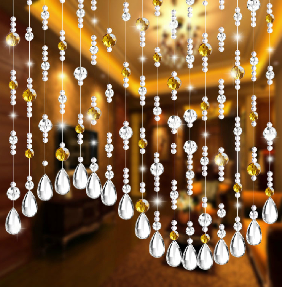home decoration crystal bead curtain crystal glass beads curtains OCX031