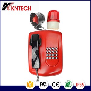 公衆電話サービス 固定電話 SIMカード付き kntechKNZD-04 ホットライン産業用電話 防水 銀行電話 - Product Image 3