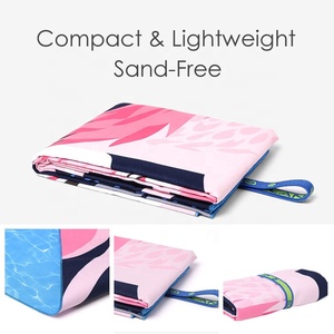 Numérique Sublimation Sans Sable Boho Coloré Personnalisé Hawaii Tropical Designer Serviettes de Plage - Product Image 6