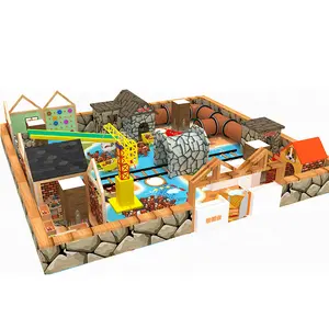 建筑伙伴儿童室内游乐场建筑工地建筑工程儿童起重机玩具与传输带