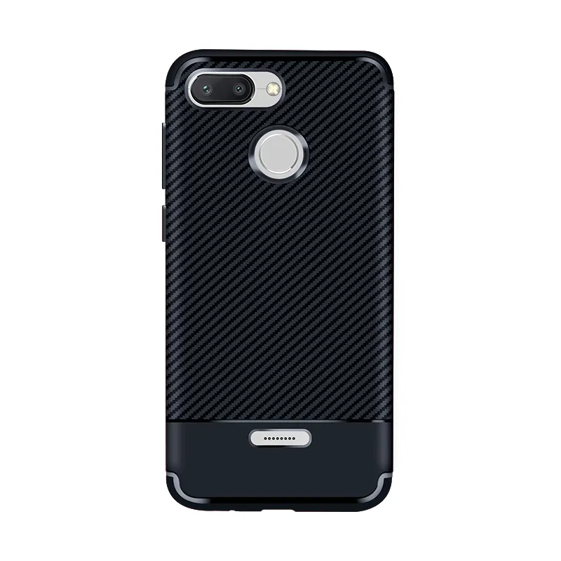 For xiaomi redmi6/redmi6A/REDMI6PRO/A2LITE/6X/A2 cover case carbon fiber soft TPU mobile phone case