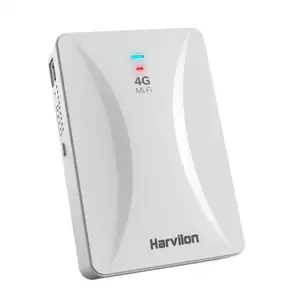 unlocked Harvilon Router FDD 4G LTE Wifi Internet Router Modem With RJ45 Port 5200mah power bank function