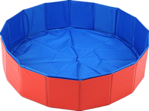 120x30cm fashional PVC Hồ bơi cho Dog & mèo bền có thể gập lại Pet tắm hồ bơi trong màu xanh/đỏ - Product Image 3