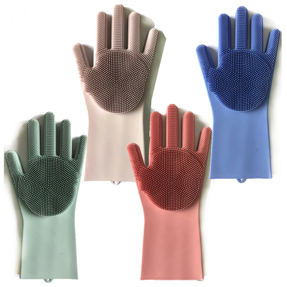 Силиконовая Нетоксичная щетка для чистки посуды silikonehandske