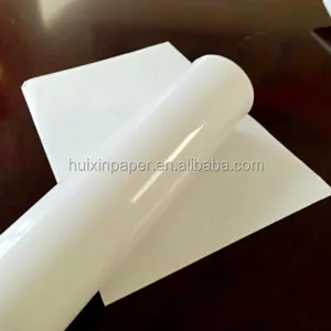 Fábrica de 78 +/-2gsm auto-adesivo fundido papel revestido em molinetes para etiquetas de impressão