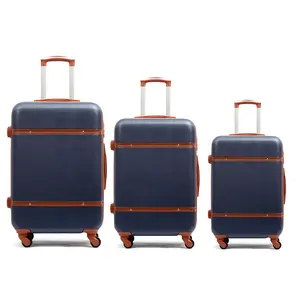 4pcs materiale di cuoio Bella Set di Valigie