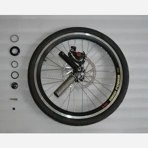 Jante en alliage d'aluminium Roues de vélo couchées personnalisées de 20 pouces avec frein à disque
