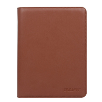 2024 Tapa dura Cremallera Cuero Padfolio Biblia Bolsa Carpeta multifunción con Banco de energía