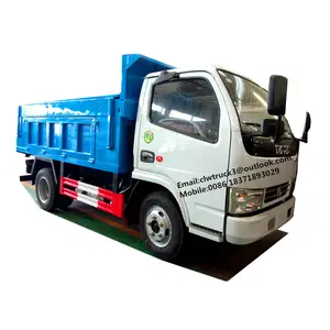 Dongfeng camion à benne basculante à vendre à dubaï/6 roues camion à benne basculante volume de chargement capacité/5m3 camion à benne basculante