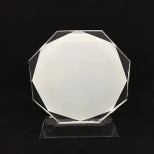 空白升华 15x 15厘米八角形个性化水晶相框