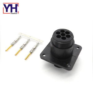 Taille <span class=keywords><strong>13</strong></span>-<span class=keywords><strong>7</strong></span> <span class=keywords><strong>7</strong></span>-Pin Bride Mount CPC Récipient Circulaire Connecteur - Product Image 4