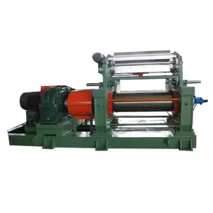 Machine de calandrage à deux rouleaux pour le raffinage thermique machine de mélange de caoutchouc naturel moulin de mélange ouvert en caoutchouc