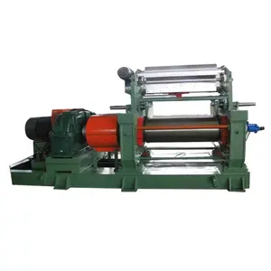 Twee Rollen Calending Machine Voor Thermische Raffinage Natuurlijke Rubber Mengmolen Machine Rubber Open Mengmolen Machine