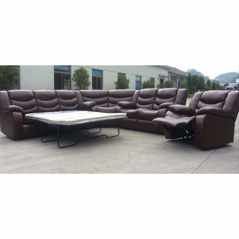 Лидер продаж, модный роскошный ручной работы диван-кровать из искусственной кожи с откидывающейся спинкой, комплект диванов