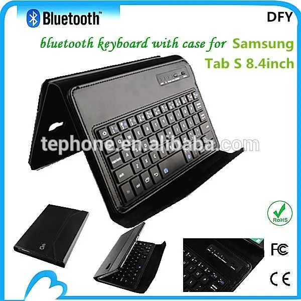 мульти- язык слайд беспроводной bluetooth 3.0 bluetooth клавиатура для samsung вкладке сша 8.4 дюйма, t700/705
