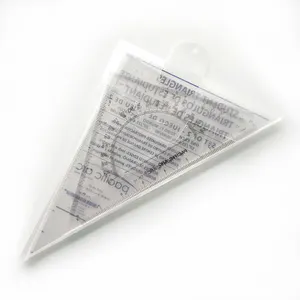Пластиковый набор, квадратная треугольная линейка