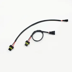 HB4-Cable de alimentación macho y hembra para coche, luz LED antiniebla, 9006, conectores de arnés de cableado, adaptadores de enchufe, 9006