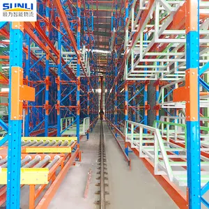 High Density Warehouse Automatic Storage Rack mit Shelving Rack (AS/RS)