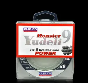 New Product 100M 9 Stands Braided Fishing Line PE line Multifilament Fishing Line 10LB-100LB