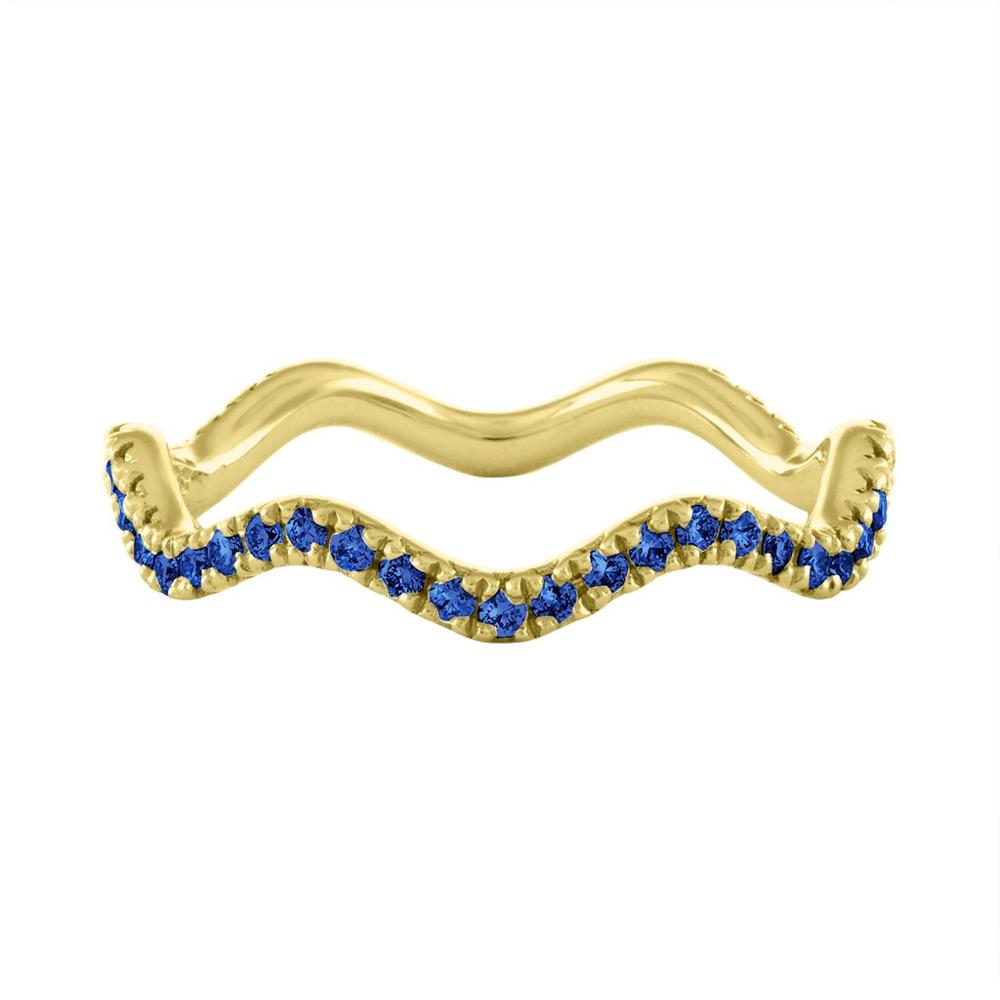 18k gold Blue