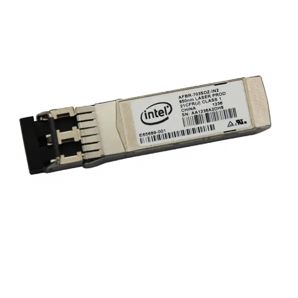 INTEL AFBR-703SDZ-IN2 โมดูล SFP TRANSCEIVER DUAL RATE 1G/10G SFP + SR (BAILED)