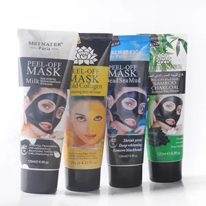 Masque facial peeling noir, 120 grammes, élimine les toxines du visage, prêt à l'emploi, livraison gratuite