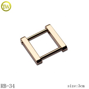Borsa all'ingrosso parti di fibbie per cintura d'oro in metallo anello quadrato fibbia per borse - Product Image 2